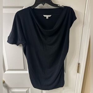 Cabi one sleeve off shoulder shirt